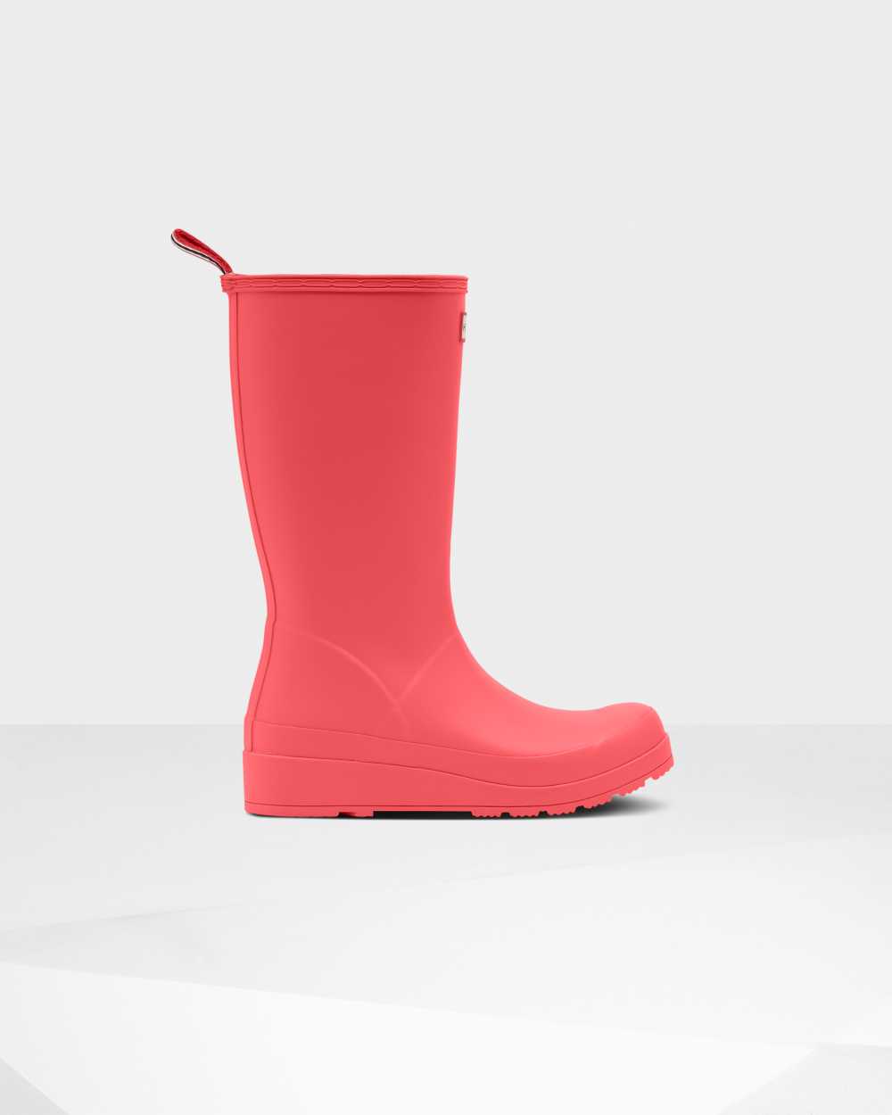 Womens Hunter Original Play Tall Mid-Calf Rain Boots Pink | RZQEBL-037